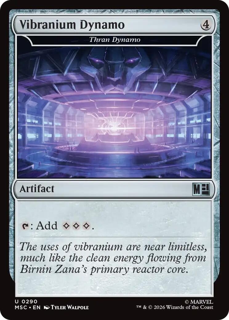 Vibranium Dynamo - Thran Dynamo (290) (Commander: Marvel Super Heroes) (MSC)