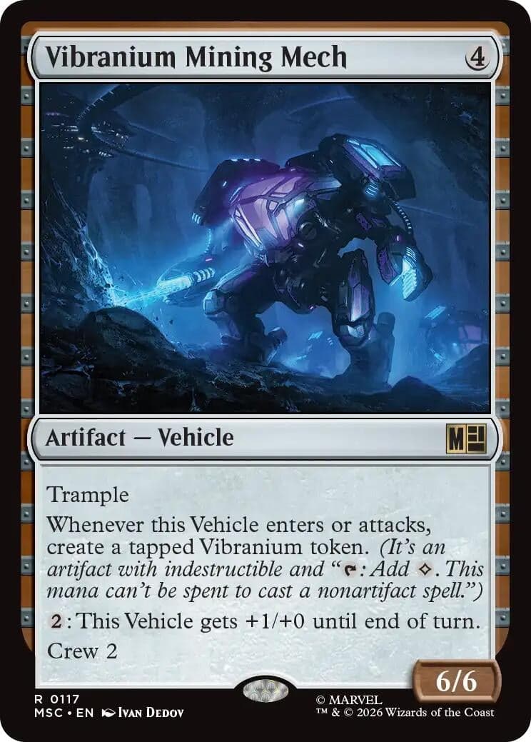 Vibranium Mining Mech (117) (Commander: Marvel Super Heroes) (MSC)