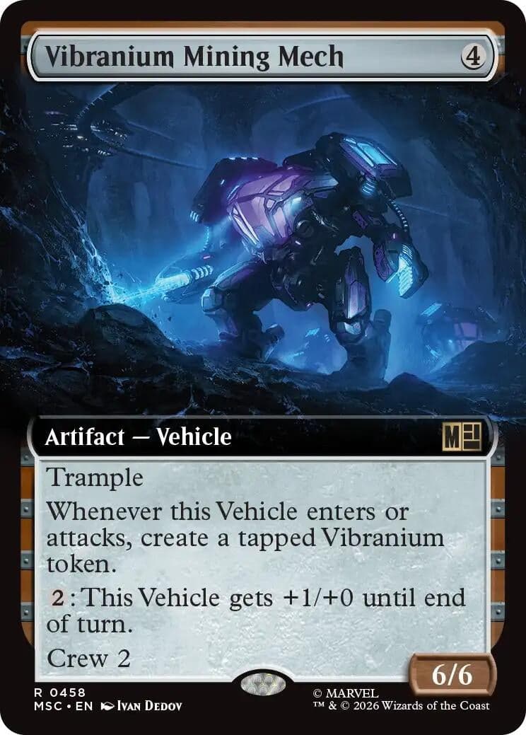 Vibranium Mining Mech (Extended Art) (458) (Commander: Marvel Super Heroes) (MSC)