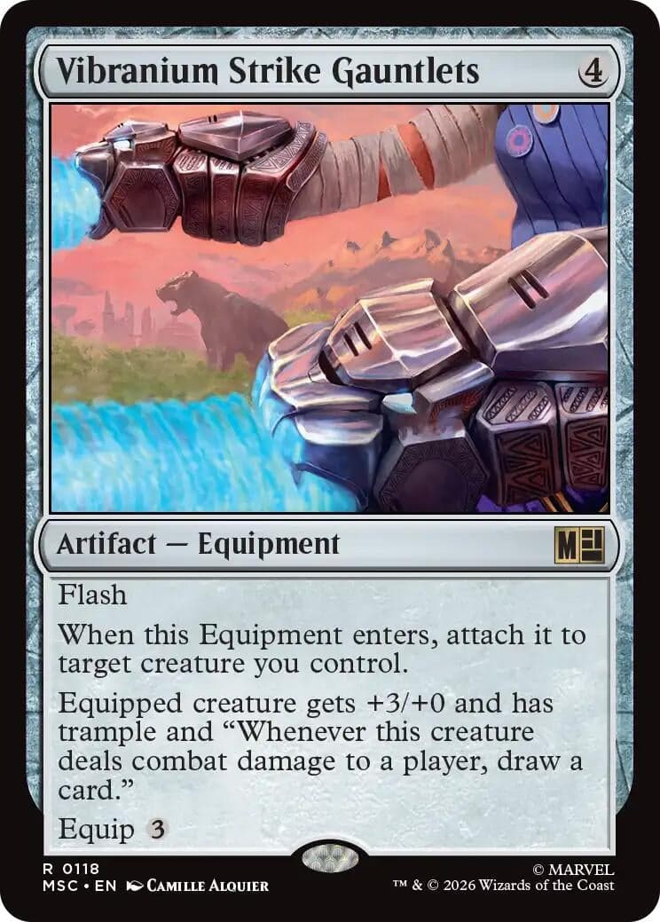 Vibranium Strike Gauntlets (118) (Commander: Marvel Super Heroes) (MSC)