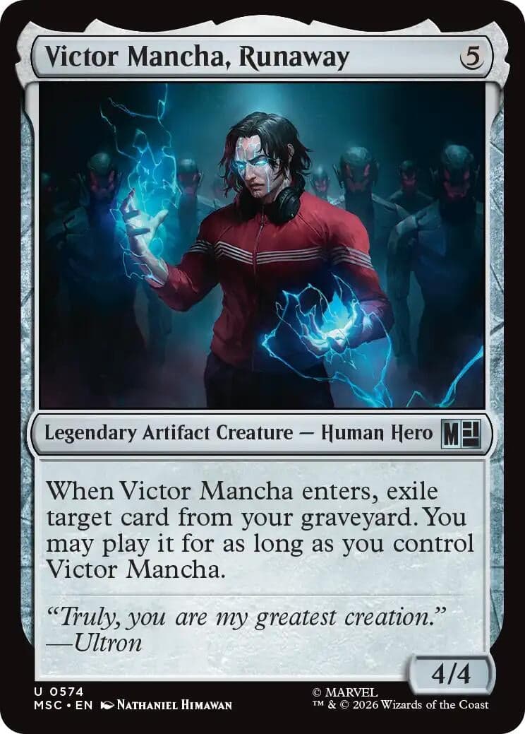 Victor Mancha, Runaway (574) (Foil) (Commander: Marvel Super Heroes) (MSC)