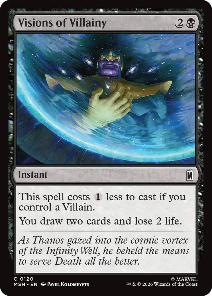 Visions of Villainy (120) (Marvel Super Heroes) (MSH)