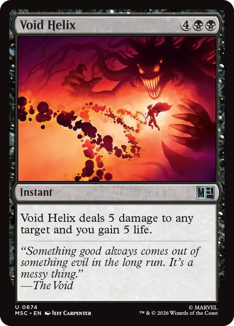 Void Helix (674) (Foil) (Commander: Marvel Super Heroes) (MSC)