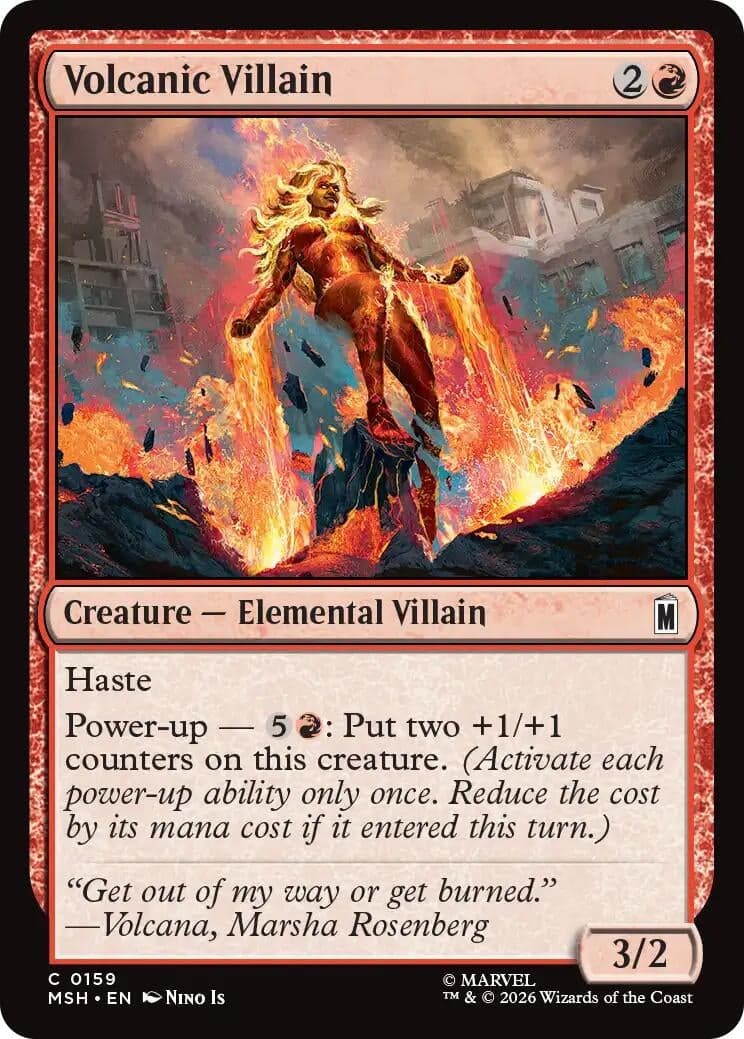 Volcanic Villain (159) (Marvel Super Heroes) (MSH)