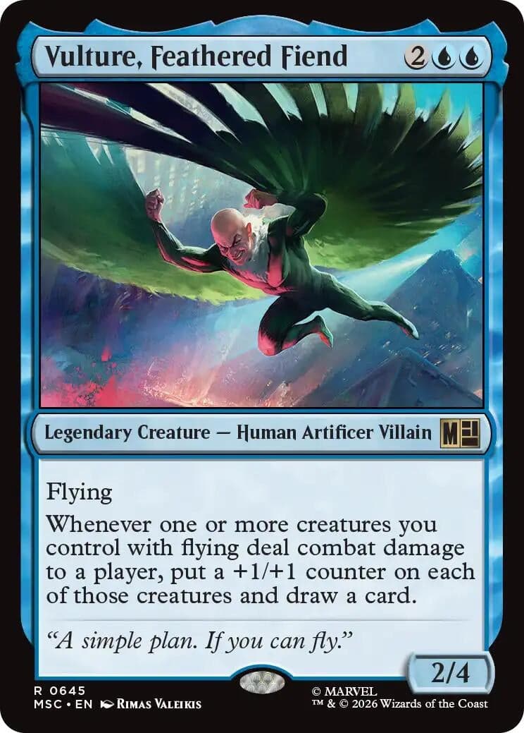 Vulture, Feathered Fiend (645) (Commander: Marvel Super Heroes) (MSC)