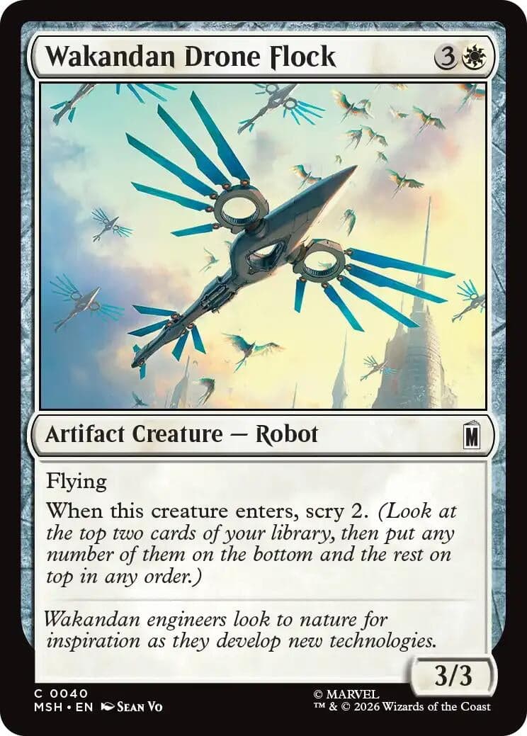 Wakandan Drone Flock (40) (Marvel Super Heroes) (MSH)