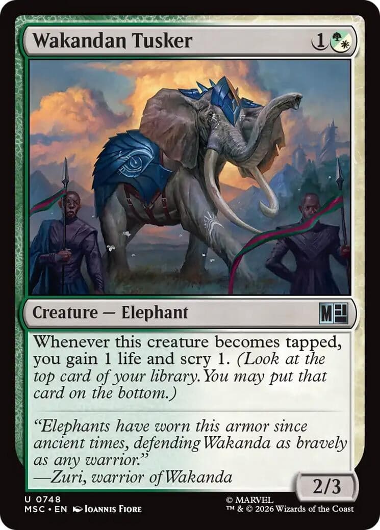 Wakandan Tusker (748) (Commander: Marvel Super Heroes) (MSC)