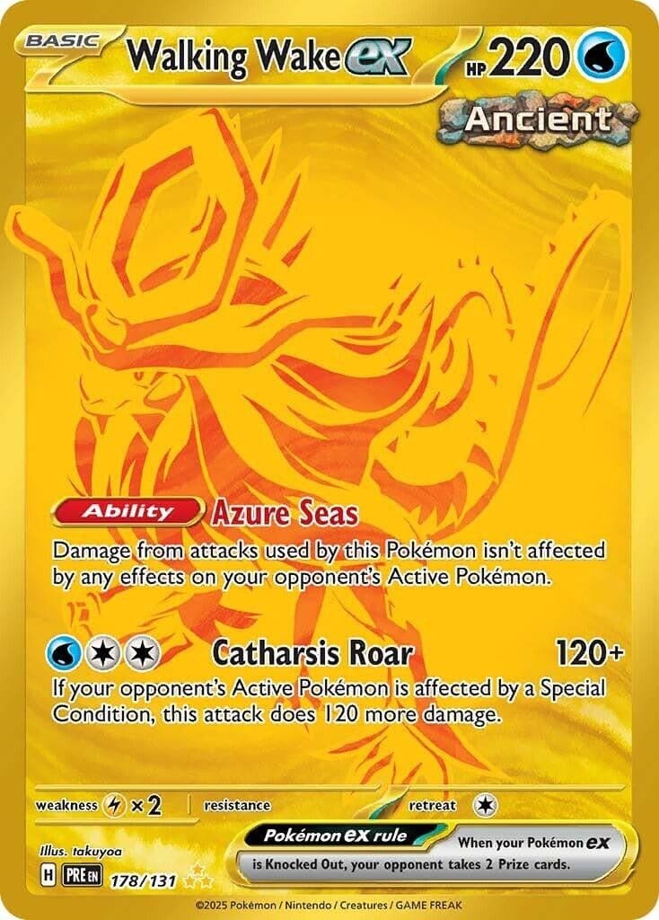Walking Wake ex (178/131) (SV: Prismatic Evolutions)