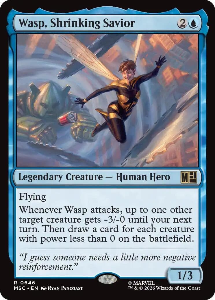 Wasp, Shrinking Savior (646) (Commander: Marvel Super Heroes) (MSC)
