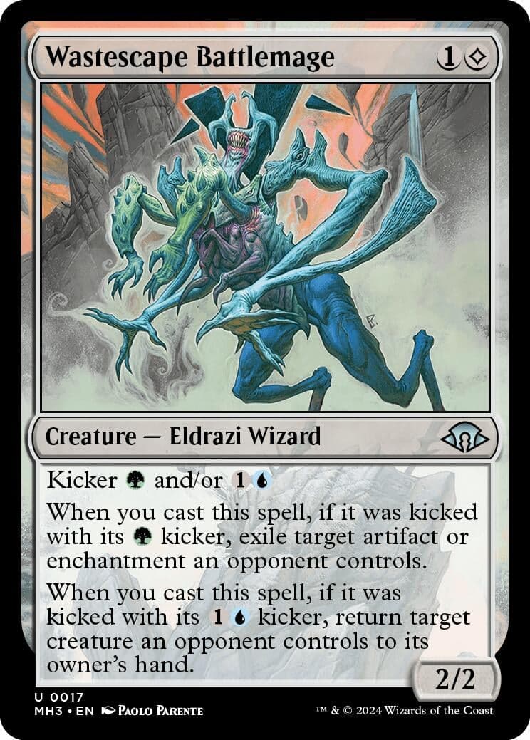 Wastescape Battlemage (17) (Foil) (Modern Horizons 3)