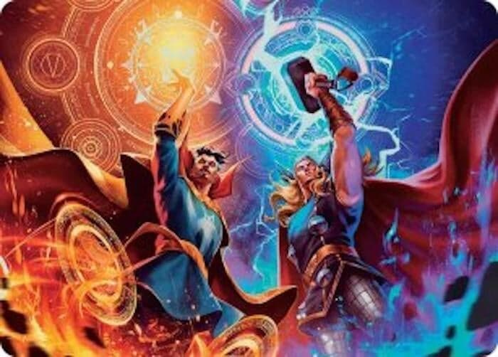 We Say Thee Nay! Art Card (7) (Art Series: Marvel Super Heroes) (AAMSH)