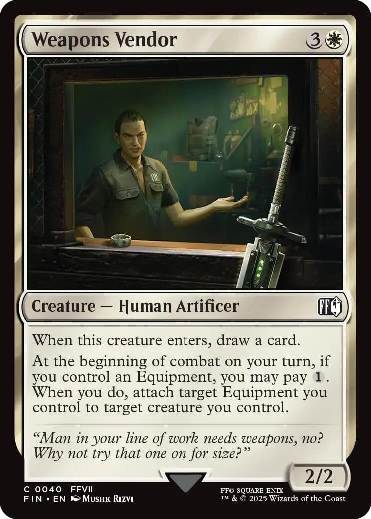 Weapons Vendor (40) (Foil) (FINAL FANTASY)