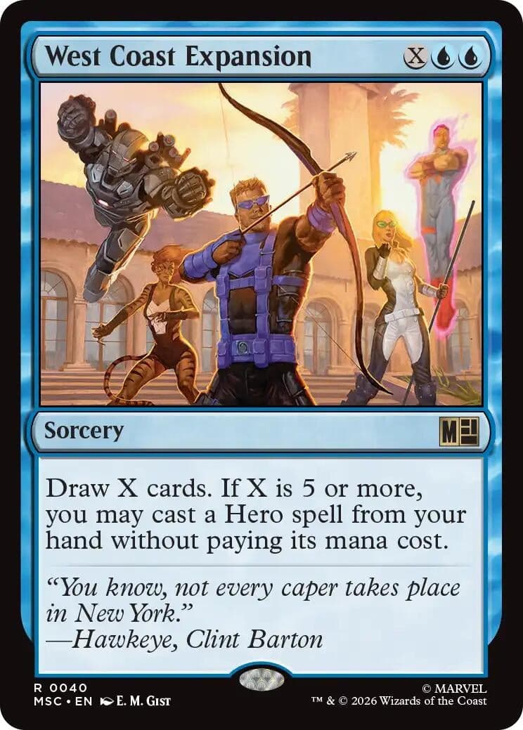 West Coast Expansion (40) (Commander: Marvel Super Heroes) (MSC)