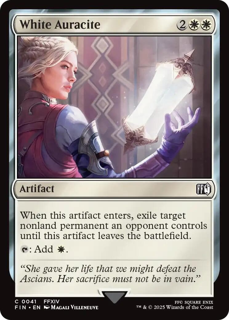 White Auracite (41) (Foil) (FINAL FANTASY)