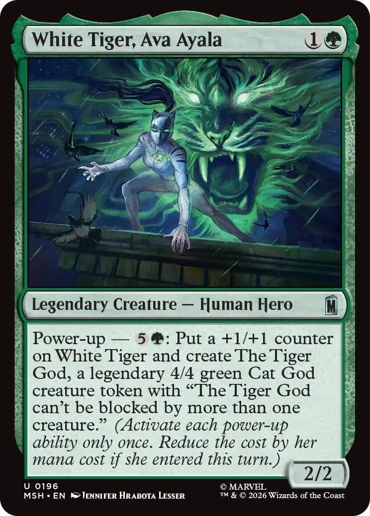 White Tiger, Ava Ayala (196) (Marvel Super Heroes) (MSH)