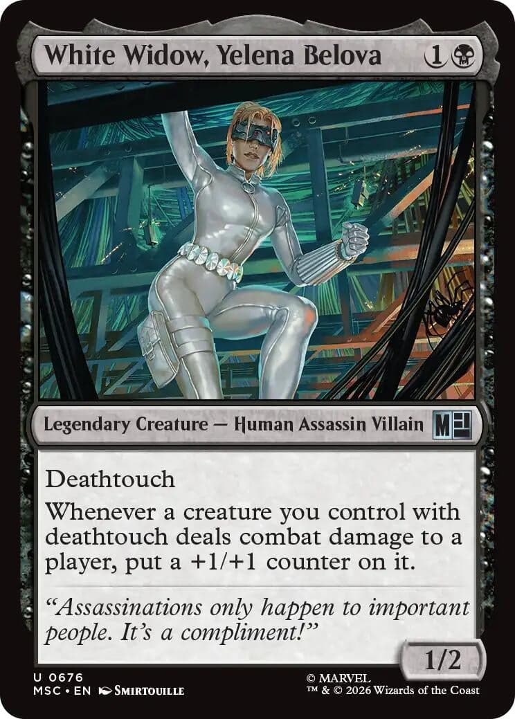 White Widow, Yelena Belova (676) (Commander: Marvel Super Heroes) (MSC)