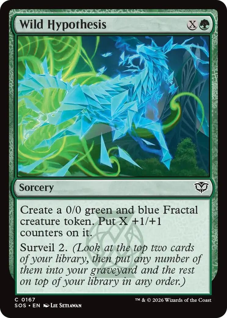 Wild Hypothesis (167) (Foil) (Secrets of Strixhaven)