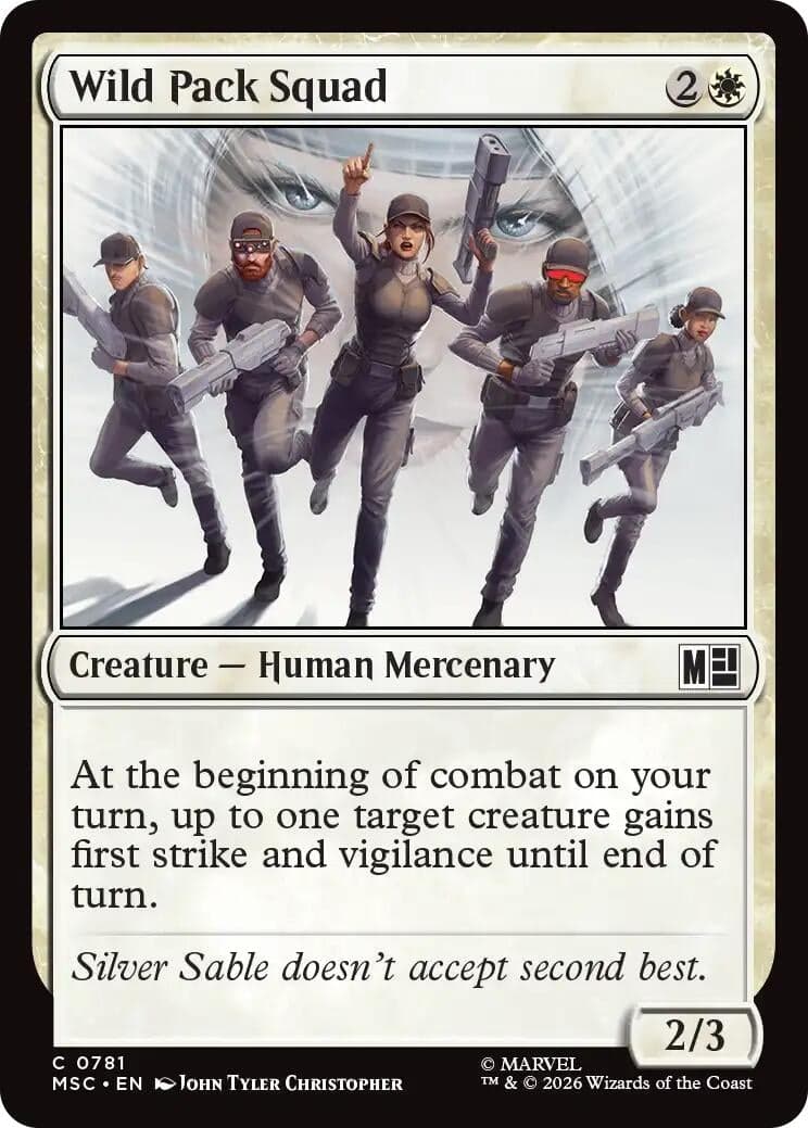 Wild Pack Squad (781) (Commander: Marvel Super Heroes) (MSC)
