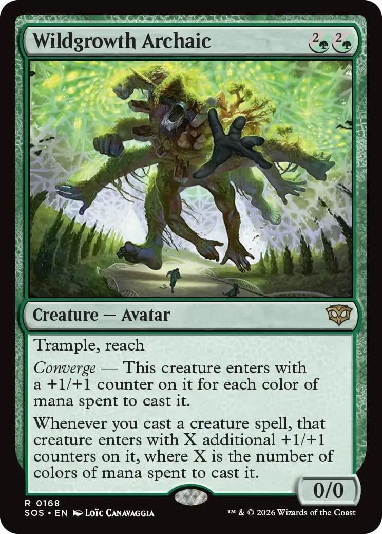 Wildgrowth Archaic (168) (Foil) (Secrets of Strixhaven)