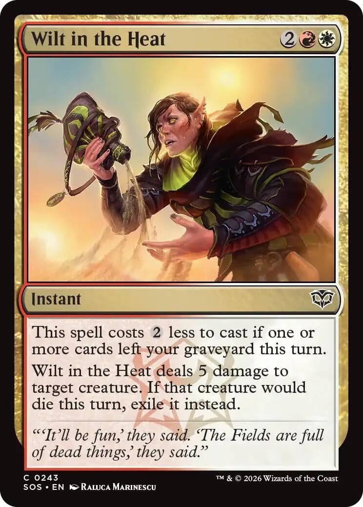 Wilt in the Heat (243) (Foil) (Secrets of Strixhaven)