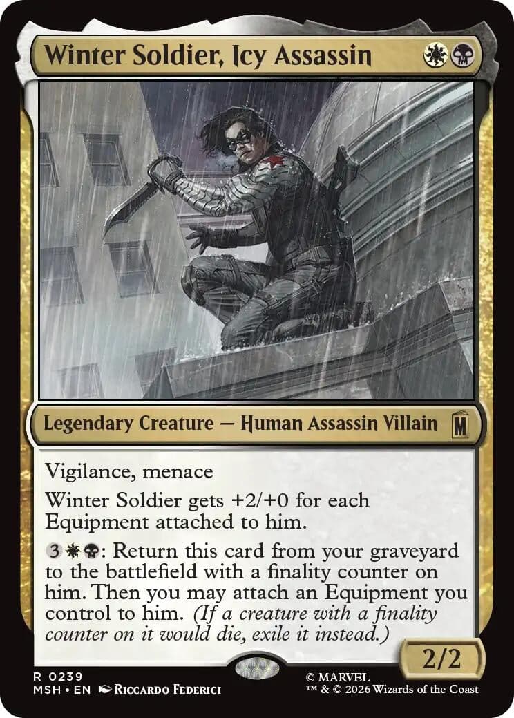 Winter Soldier, Icy Assassin (239) (Marvel Super Heroes) (MSH)