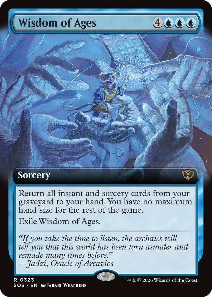 Wisdom of Ages (Extended Art) (323) (Foil) (Secrets of Strixhaven)