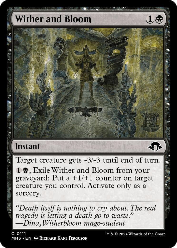 Wither and Bloom (111) (Foil) (Modern Horizons 3)