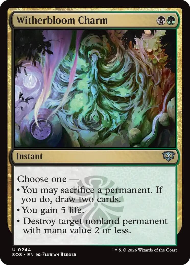 Witherbloom Charm (244) (Foil) (Secrets of Strixhaven)