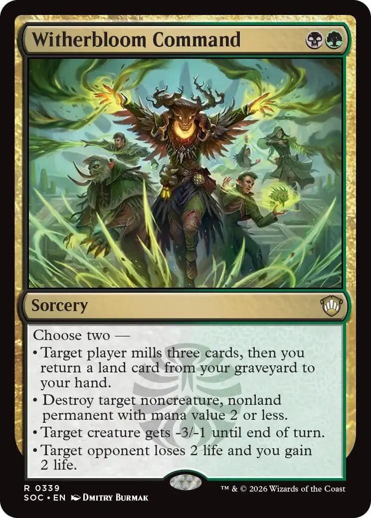 Witherbloom Command (339) (Commander: Secrets of Strixhaven)