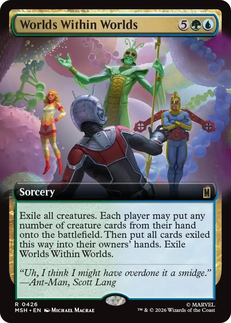 Worlds Within Worlds (Extended Art) (426) (Foil) (Marvel Super Heroes) (MSH)