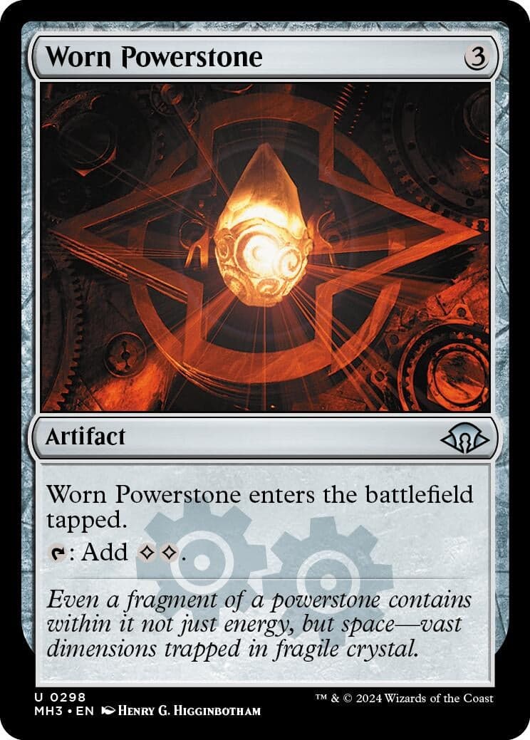Worn Powerstone (298) (Foil) (Modern Horizons 3)