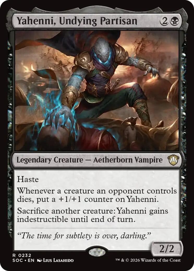 Yahenni, Undying Partisan (232) (Commander: Secrets of Strixhaven)