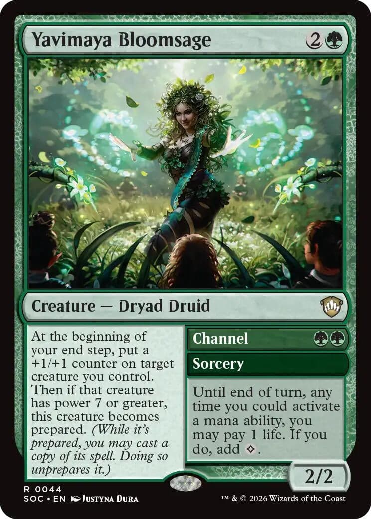Yavimaya Bloomsage (44) (Commander: Secrets of Strixhaven)