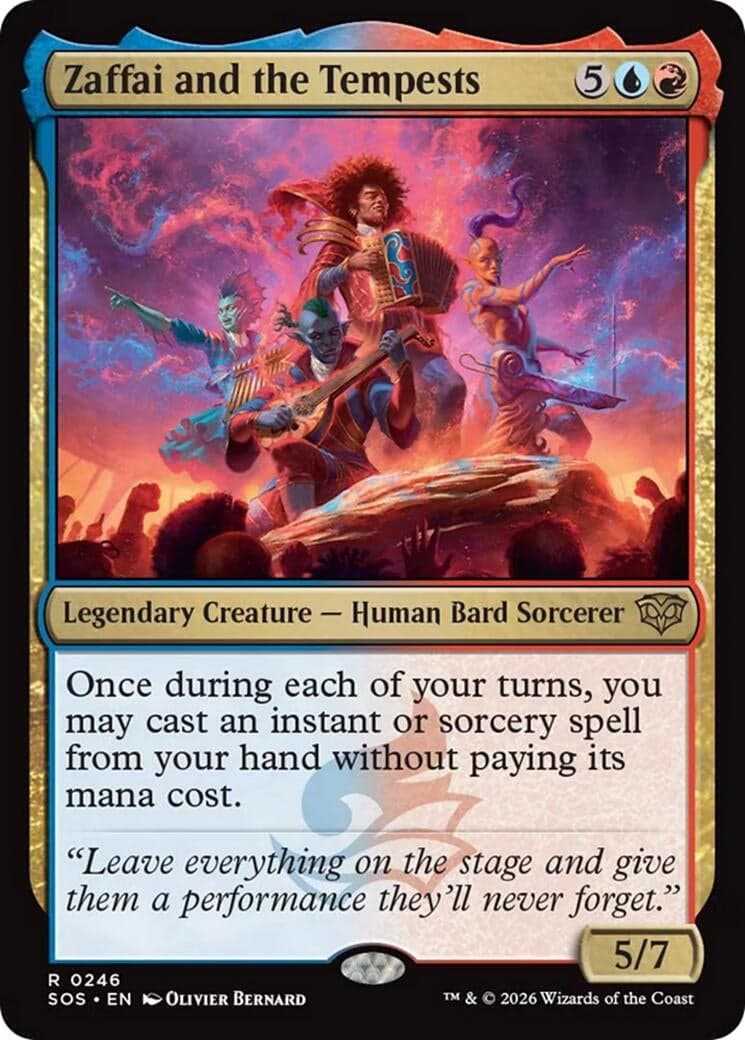 Zaffai and the Tempests (246) (Foil) (Secrets of Strixhaven)