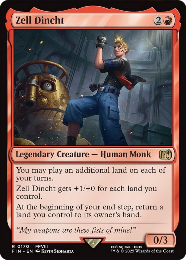 Zell Dincht (170) (Foil) (FINAL FANTASY)