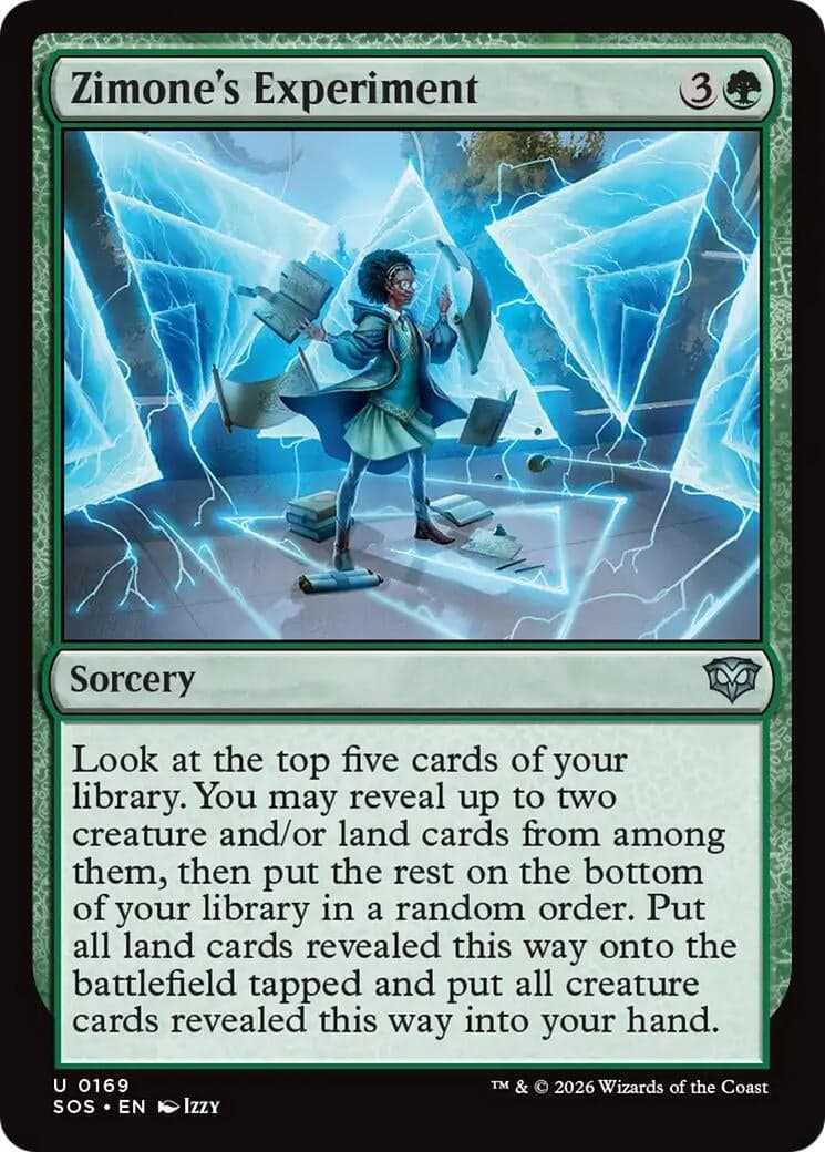 Zimone's Experiment (169) (Foil) (Secrets of Strixhaven)