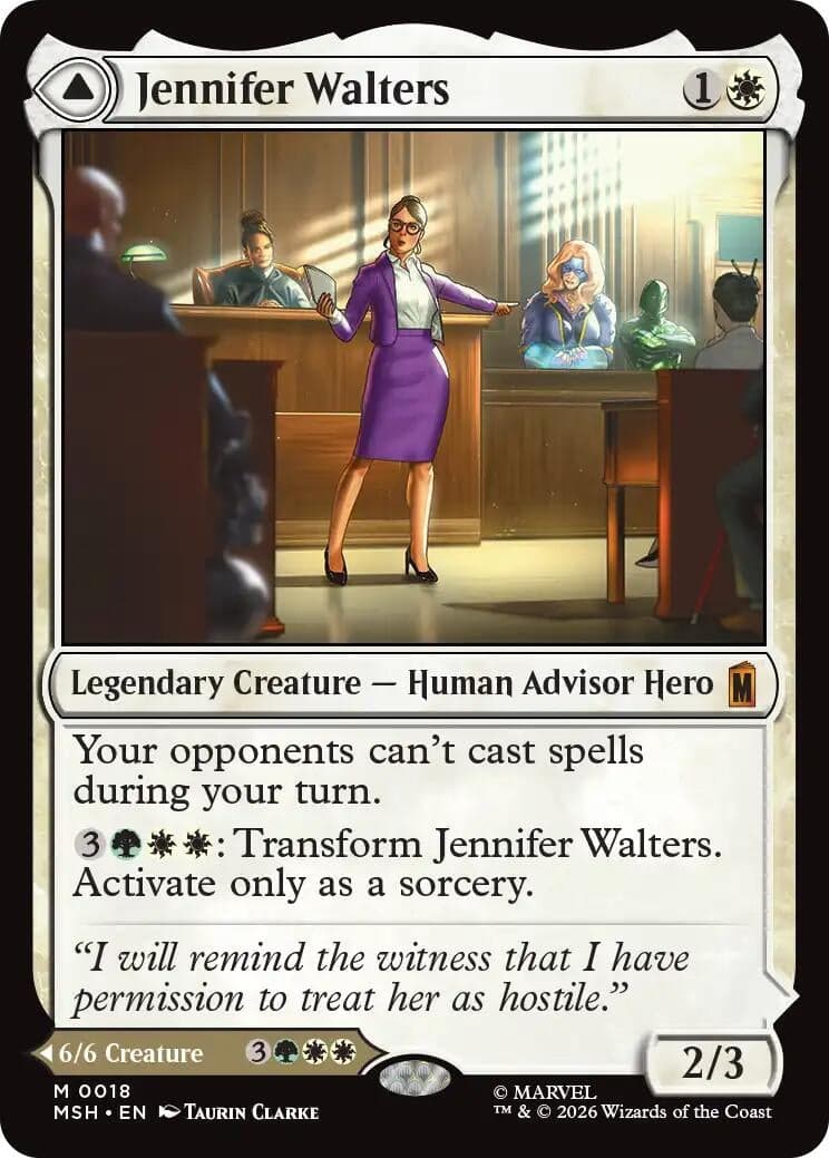 Jennifer Walters (18) (Foil) (Marvel Super Heroes) (MSH)