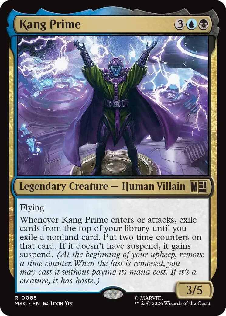Kang Prime (Surge Foil) (85) (Foil) (Commander: Marvel Super Heroes) (MSC)