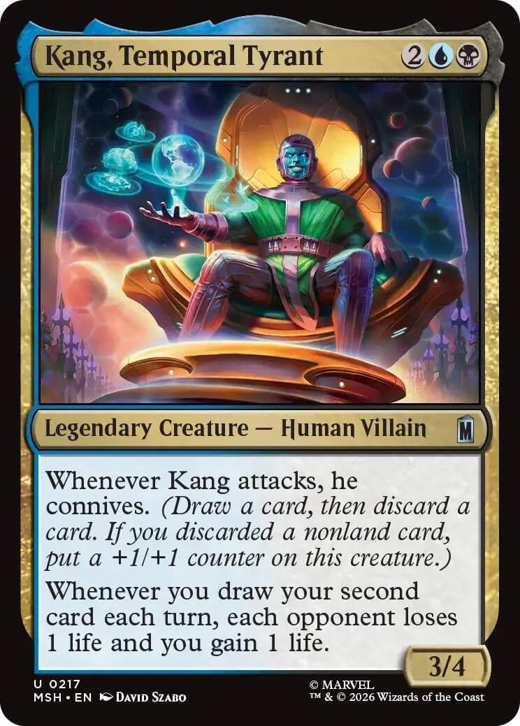 Kang, Temporal Tyrant (217) (Foil) (Marvel Super Heroes) (MSH)