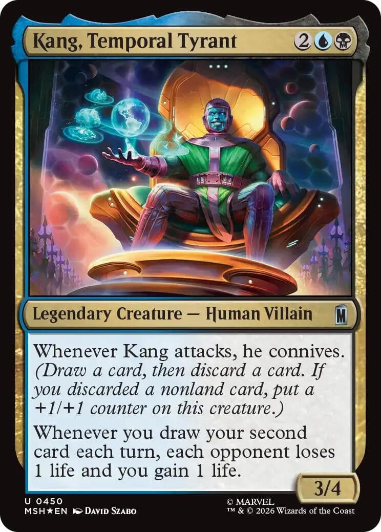 Kang, Temporal Tyrant (Surge Foil) (450) (Foil) (Marvel Super Heroes) (MSH)