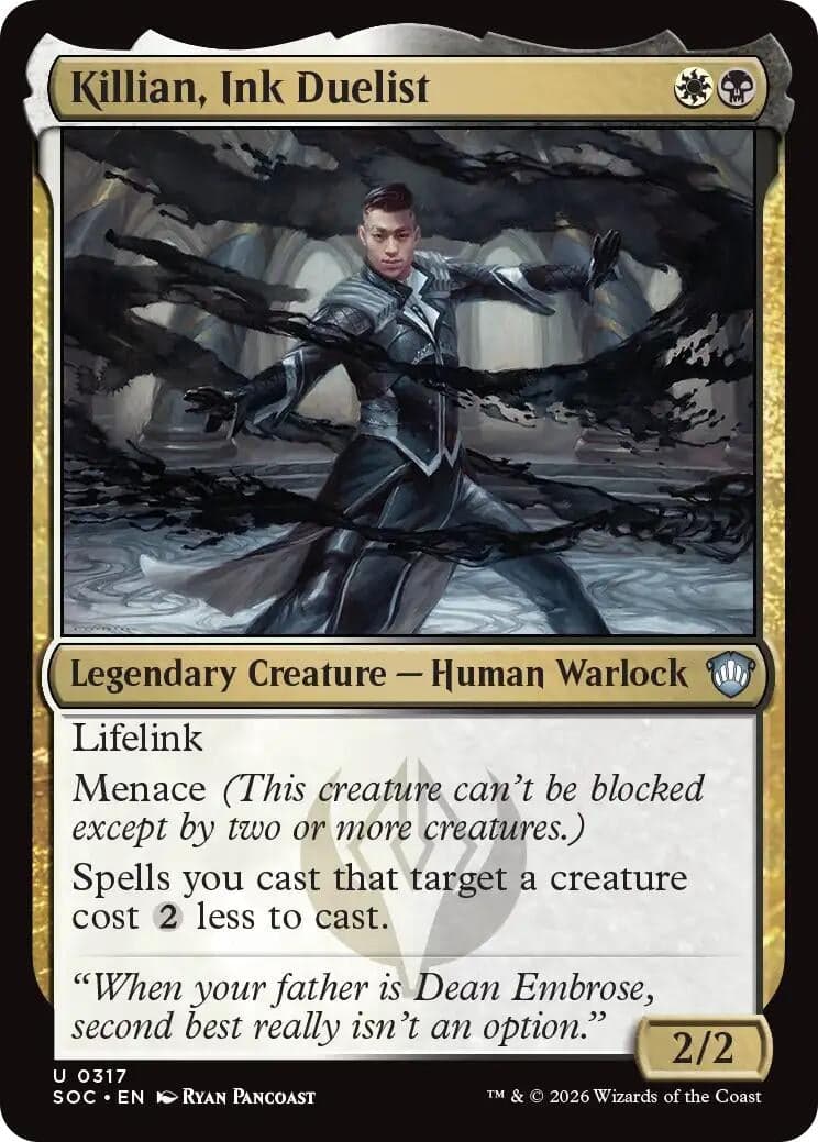 Killian, Ink Duelist (317) (Commander: Secrets of Strixhaven)