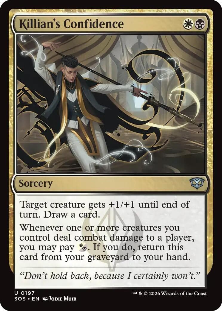 Killian's Confidence (197) (Foil) (Secrets of Strixhaven)