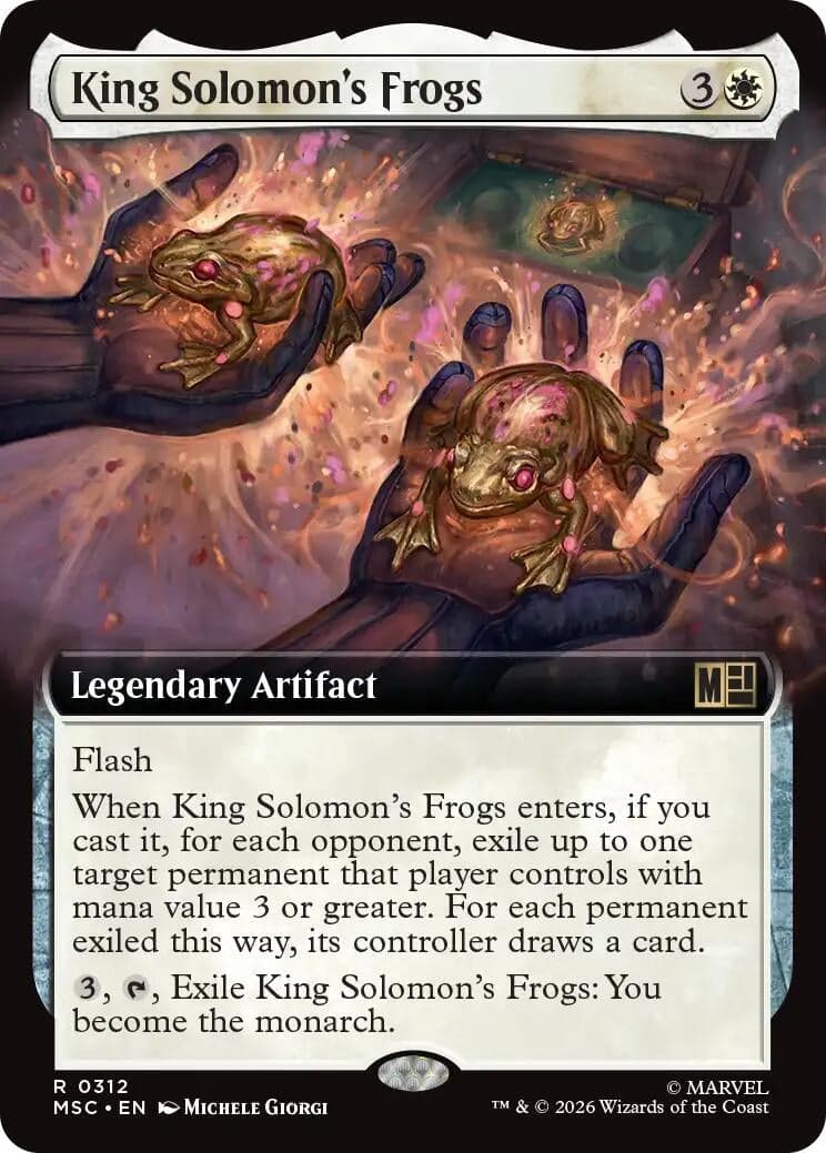 King Solomon's Frogs (Extended Art) (312) (Commander: Marvel Super Heroes) (MSC)