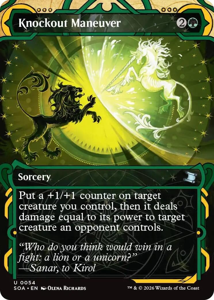 Knockout Maneuver (54) (Foil) (Secrets of Strixhaven: Mystical Archive)
