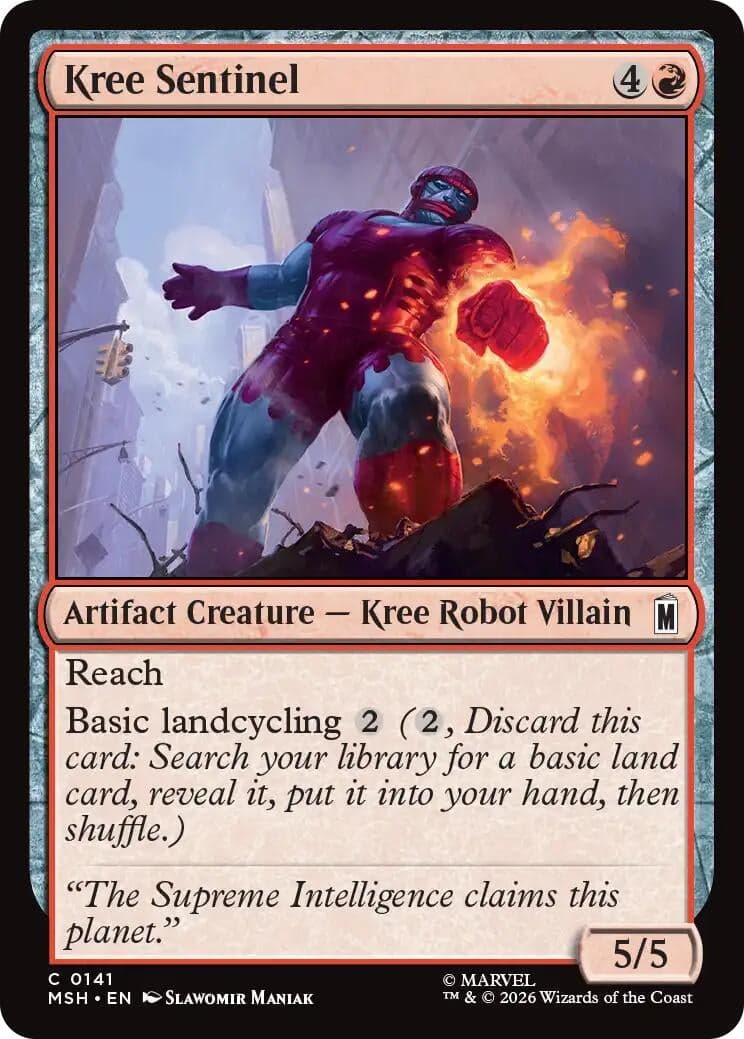 Kree Sentinel (141) (Foil) (Marvel Super Heroes) (MSH)
