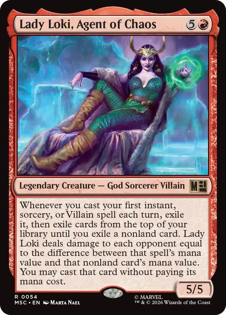 Lady Loki, Agent of Chaos (54) (Commander: Marvel Super Heroes) (MSC)