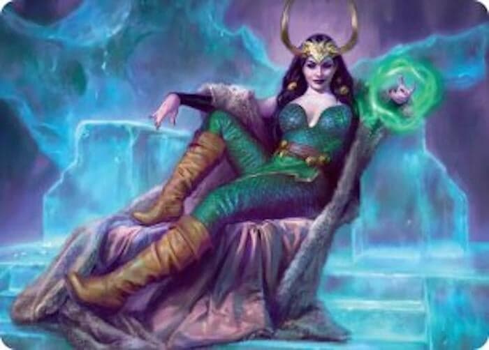 Lady Loki, Agent of Chaos Art Card (33) (Art Series: Marvel Super Heroes) (AAMSH)