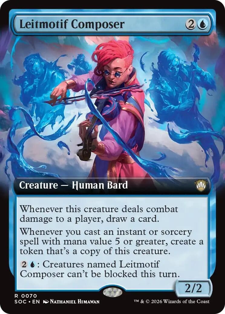 Leitmotif Composer (Extended Art) (70) (Commander: Secrets of Strixhaven)