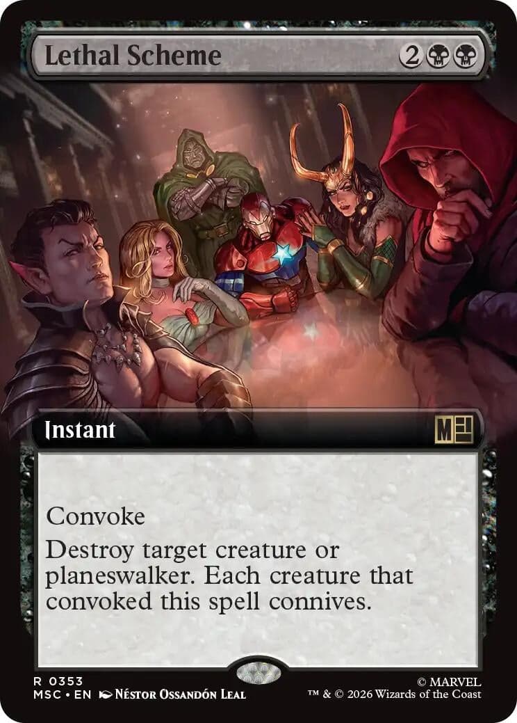 Lethal Scheme (Extended Art) (353) (Commander: Marvel Super Heroes) (MSC)