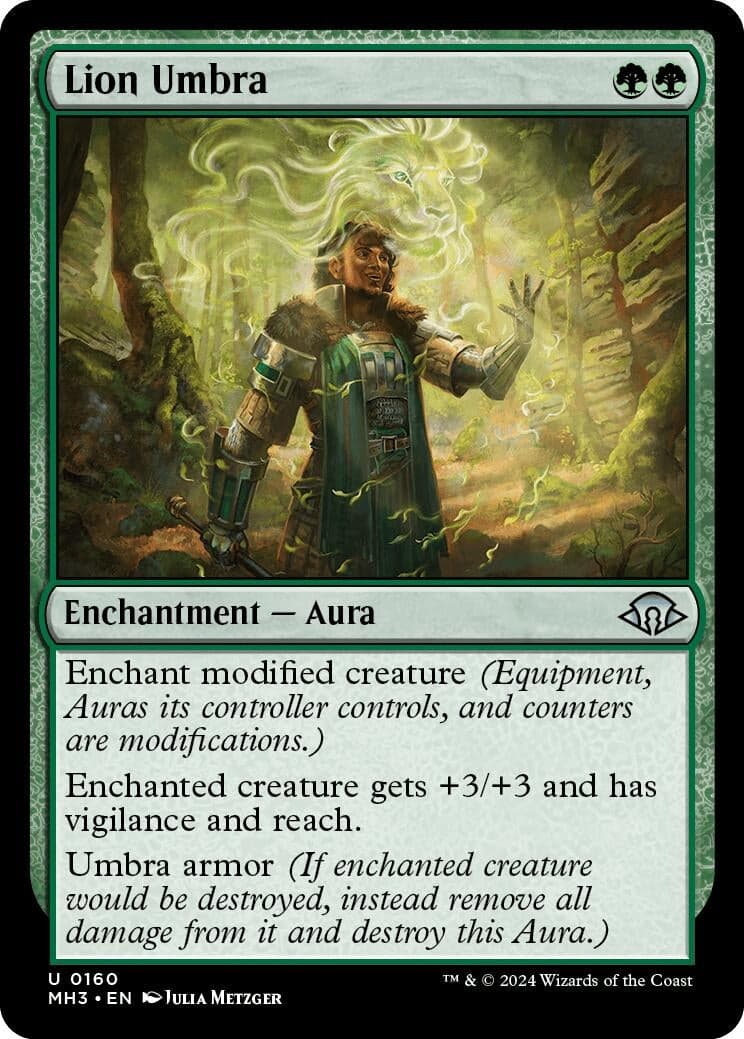 Lion Umbra (160) (Foil) (Modern Horizons 3)